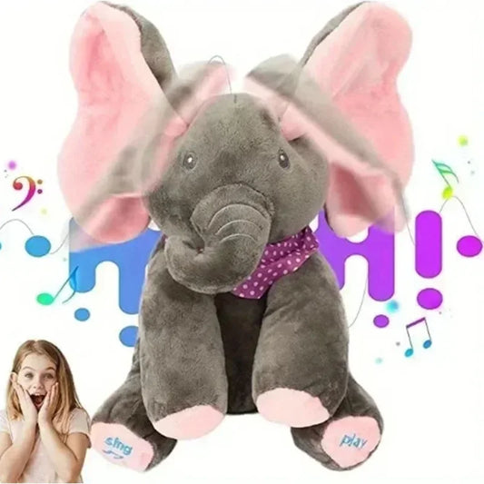 Kivono® Knuffelolifantje - Peekaboo