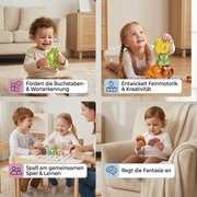 Kivono® - Houten Dieren Alfabet Puzzel