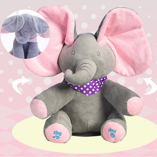 Kivono® Knuffelolifantje - Peekaboo