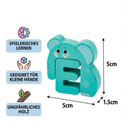 Kivono® - Houten Dieren Alfabet Puzzel